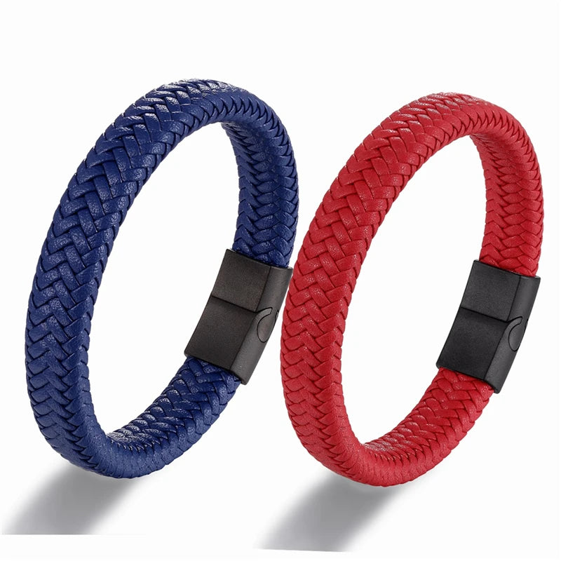 Bracelet CUIR HOMME "ROPE STEEL"