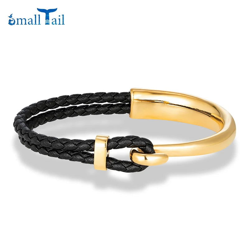 Bracelet cuir homme "NON FADING"