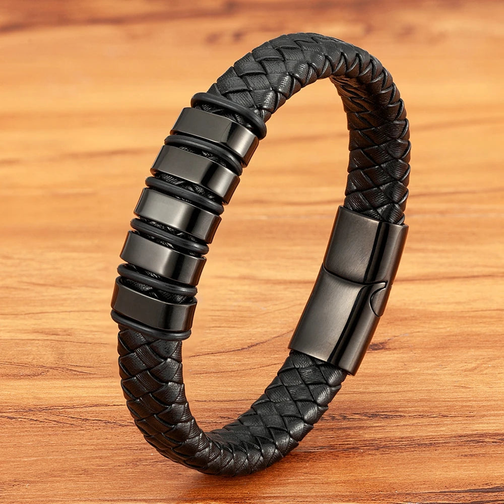 Bracelet cuir homme "ROPE"
