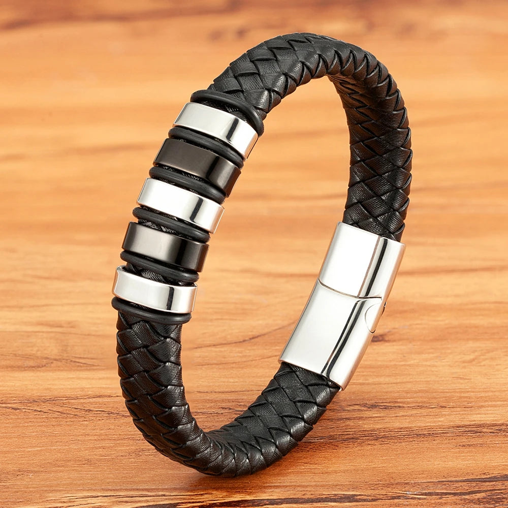 Bracelet cuir homme "ROPE"