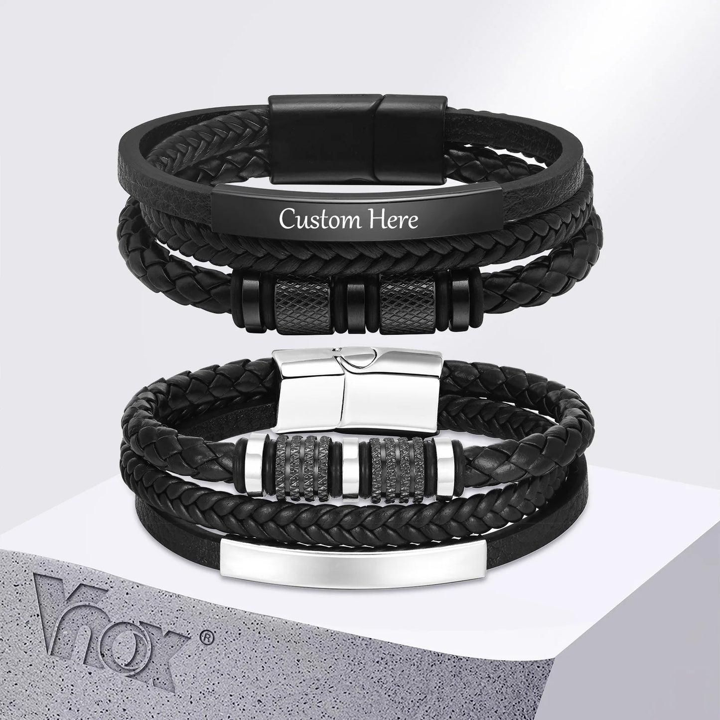 Bracelet cuir homme personnalisé
