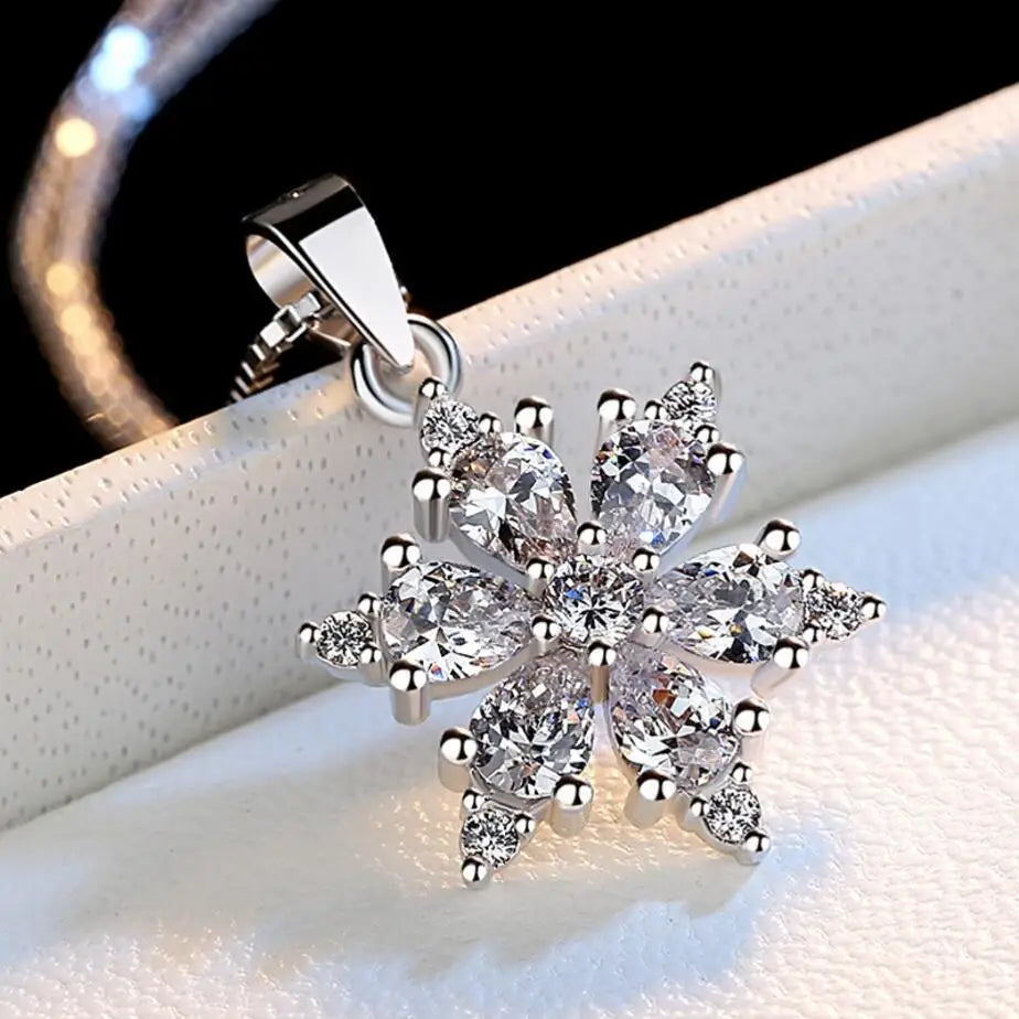 Collier ARGENT Femme "SNOW"