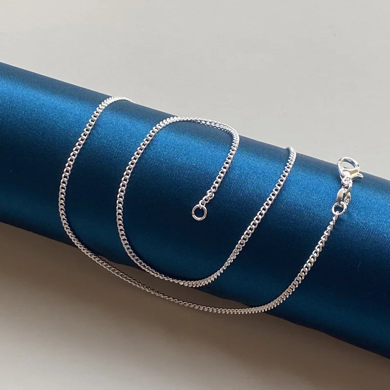 Collier ARGENT Femme en maillons FINS