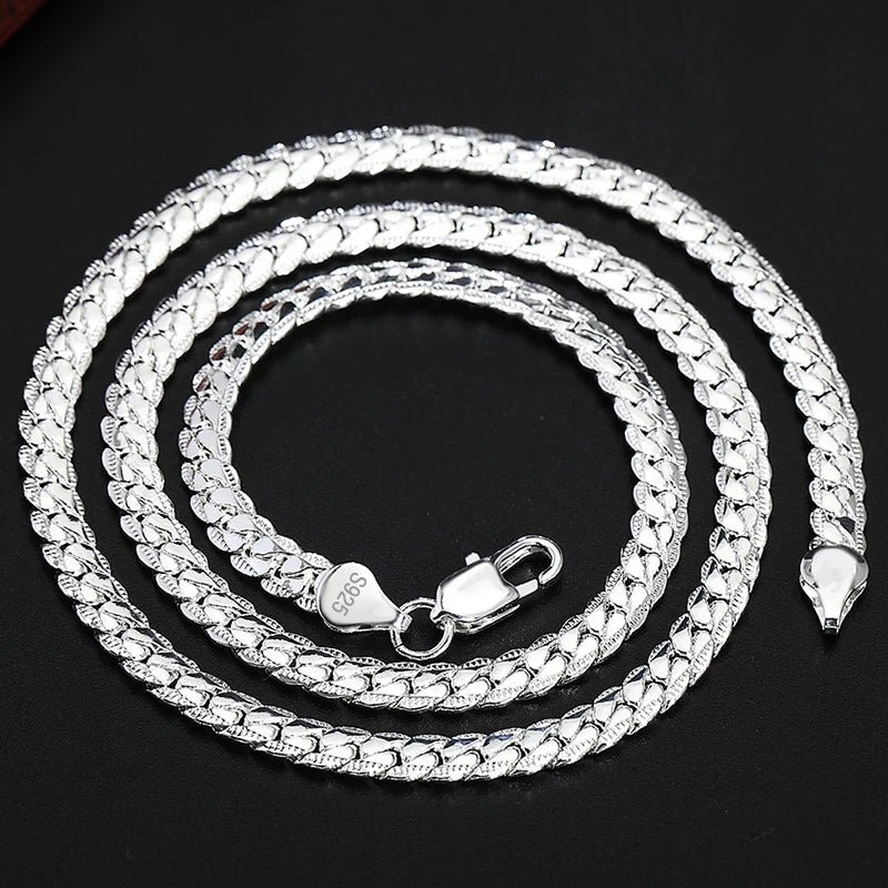 Collier ARGENT femme à GROS MAILLONS