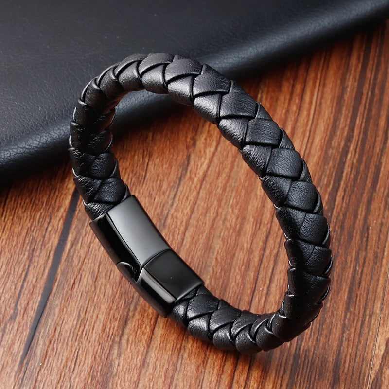 Bracelet cuir homme "CONTINENTAL"
