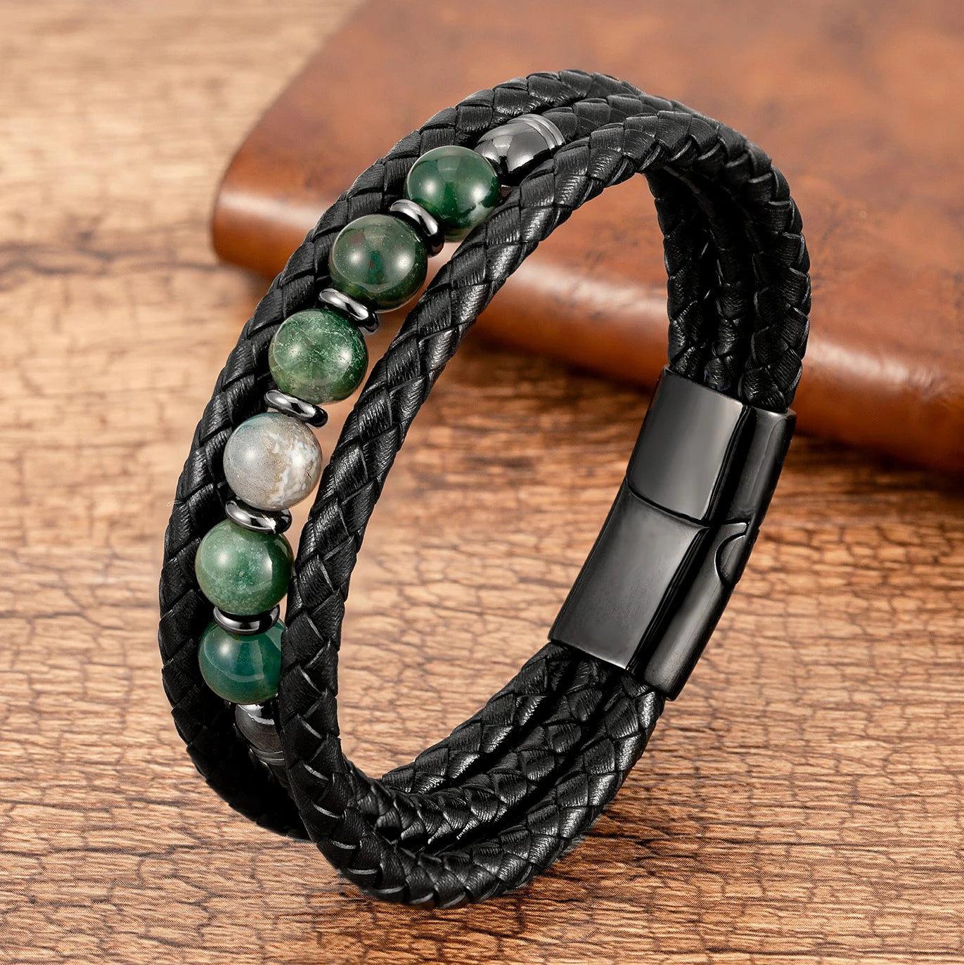 Bracelet cuir homme "TRENDY"