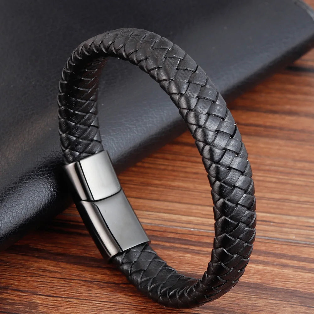 Bracelet cuir homme "CONTINENTAL"