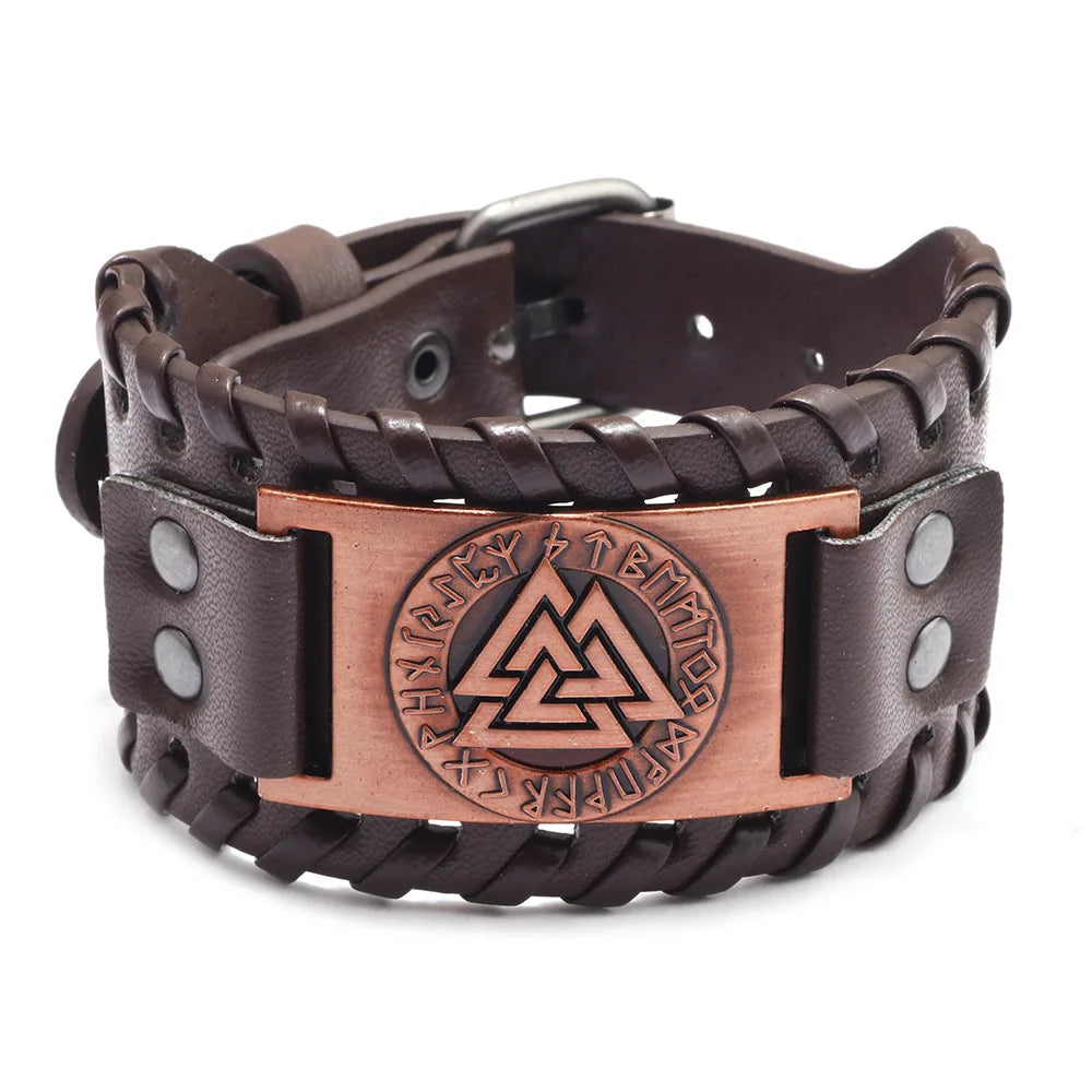 Bracelet cuir homme "RAGNAR"