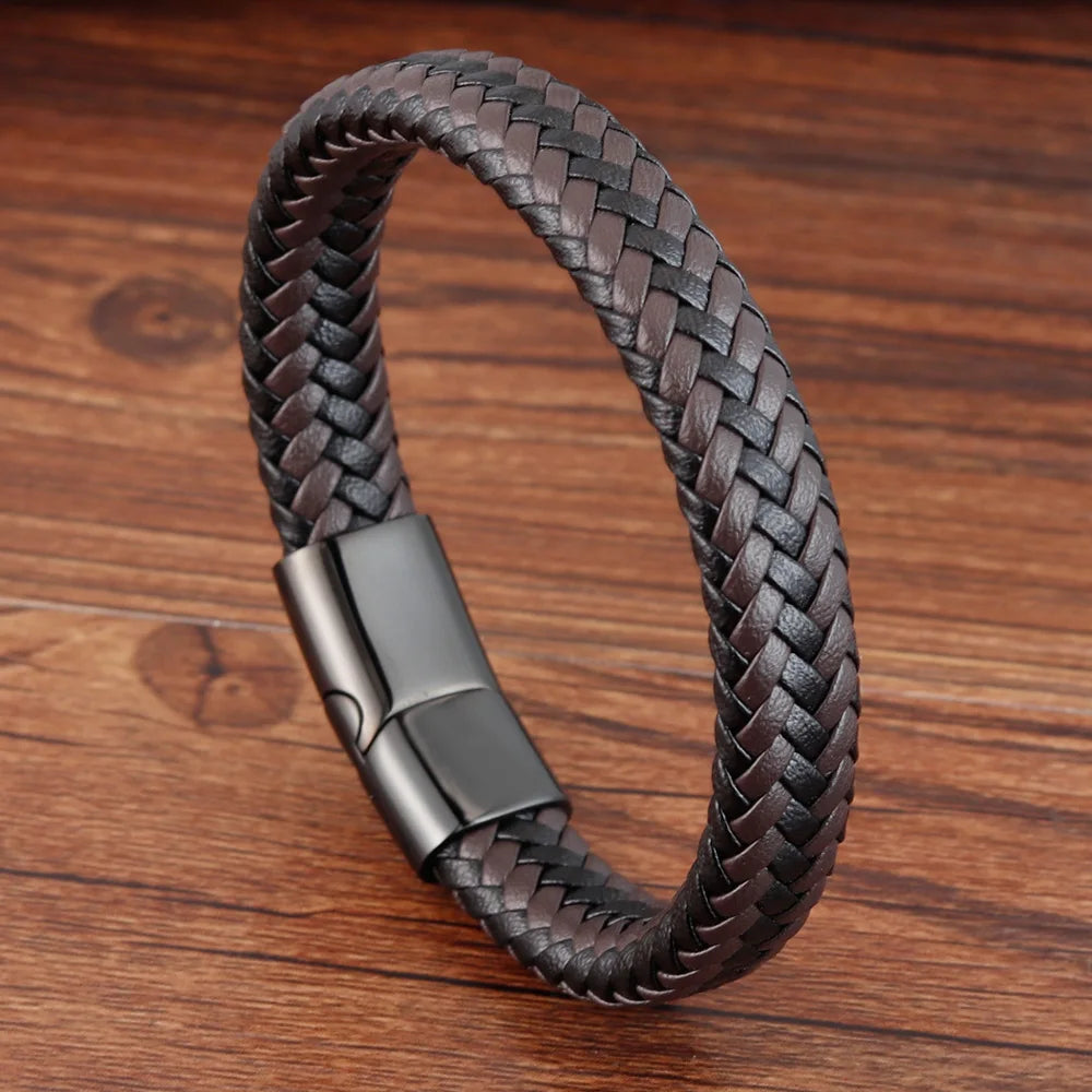 Bracelet cuir homme "CONTINENTAL"
