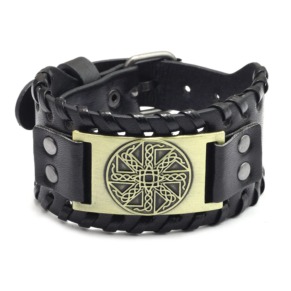 Bracelet cuir homme "RAGNAR"
