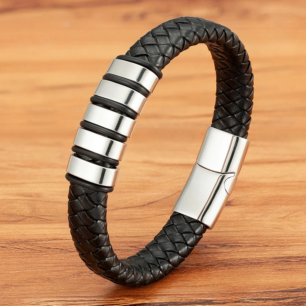 Bracelet cuir homme "ROPE"
