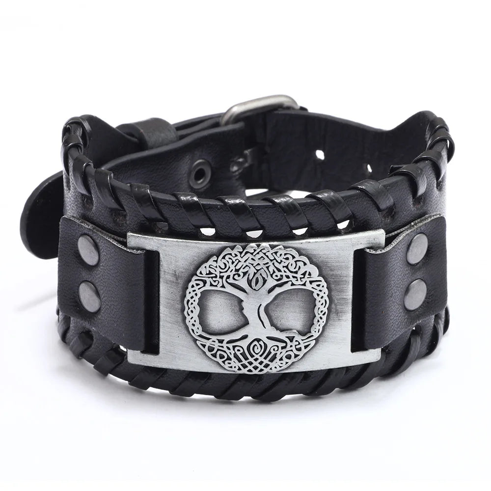 Bracelet cuir homme "RAGNAR"