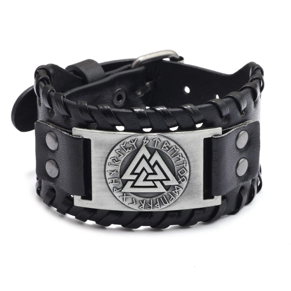Bracelet cuir homme "RAGNAR"