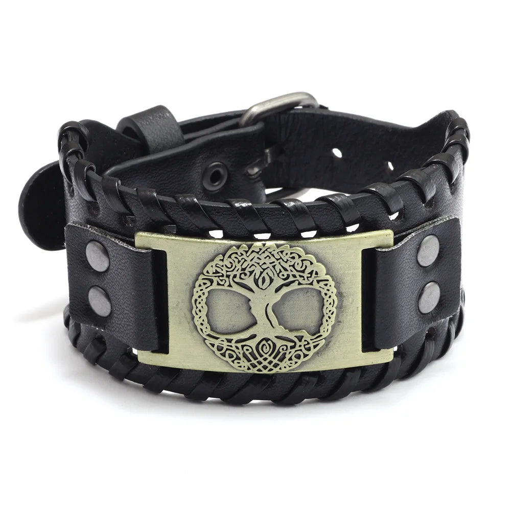 Bracelet cuir homme "RAGNAR"