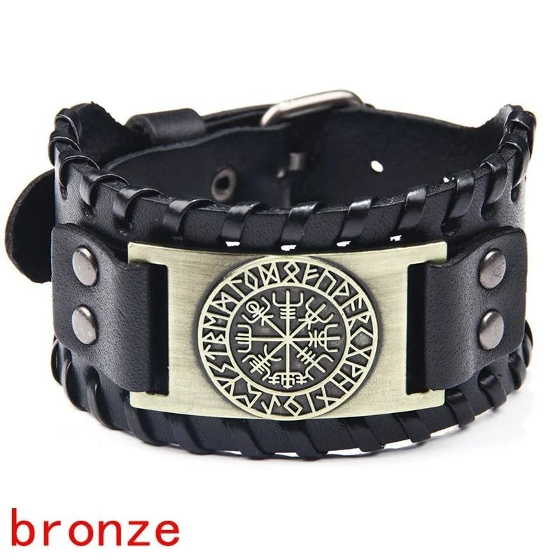Bracelet cuir homme "RAGNAR"