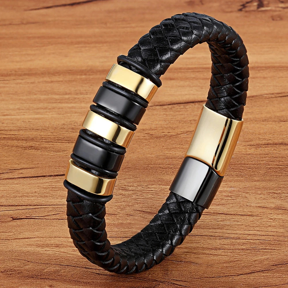 Bracelet cuir homme "ROPE"