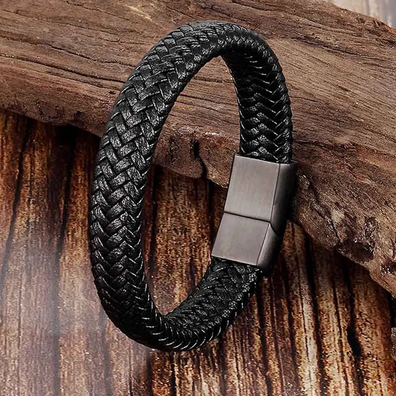 Bracelet cuir homme "CONTINENTAL"