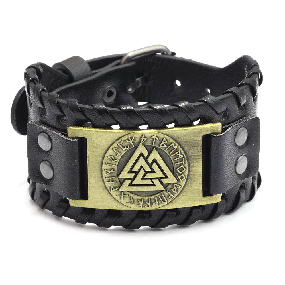Bracelet cuir homme "RAGNAR"