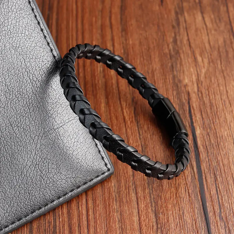 Bracelet cuir homme "ARROW"
