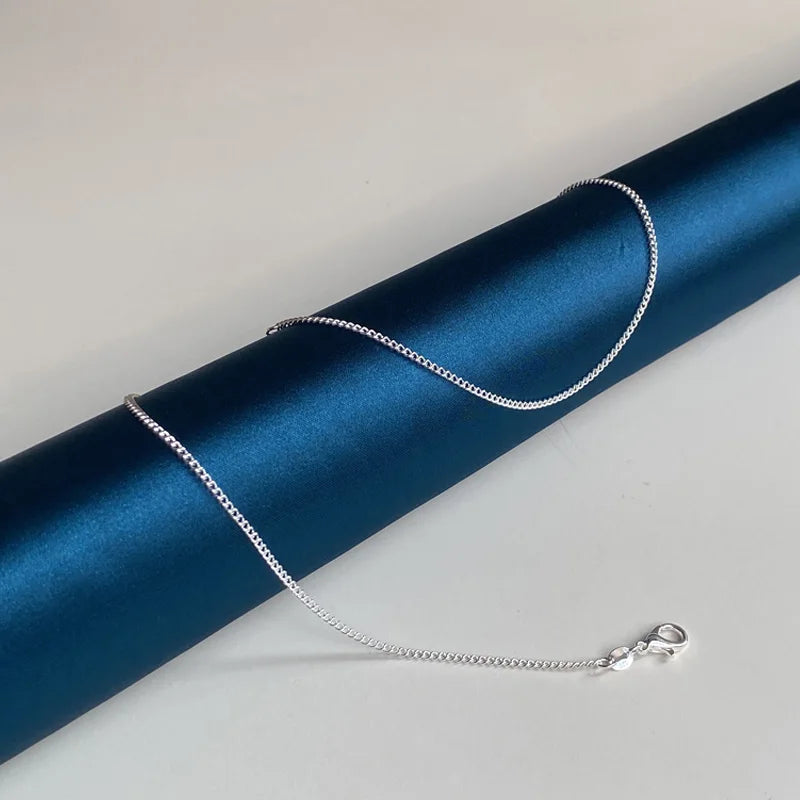 Collier ARGENT Femme en maillons FINS