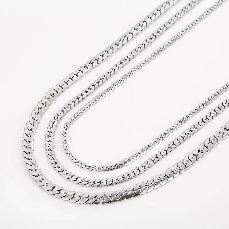 Collier ARGENT Femme "CUBANISTA"