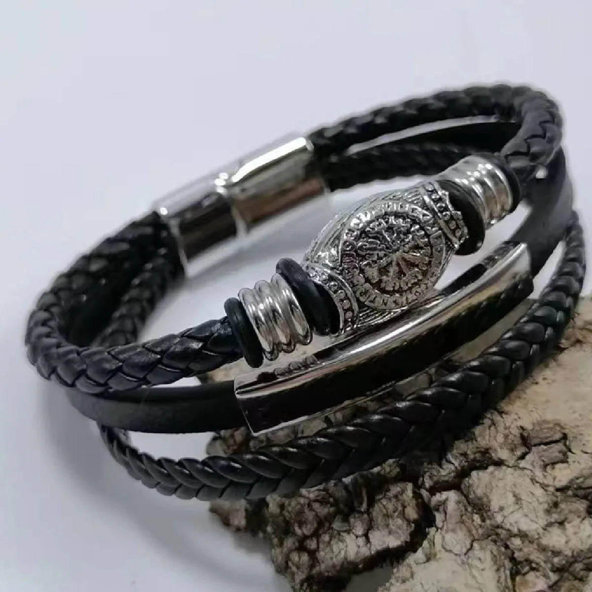 Bracelet cuir homme "SHENZEN"