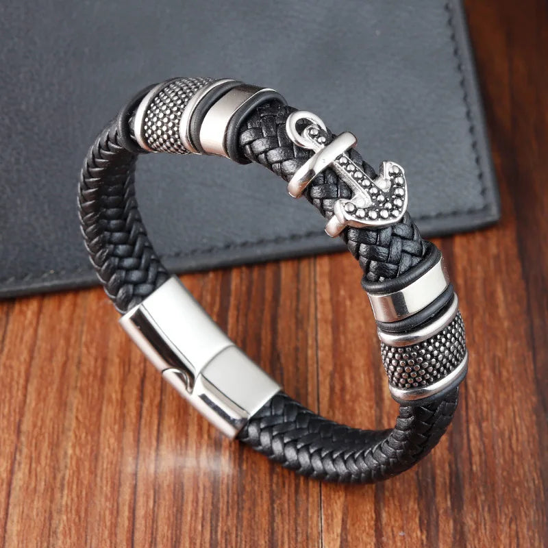 Bracelet cuir homme "SEVERAL"