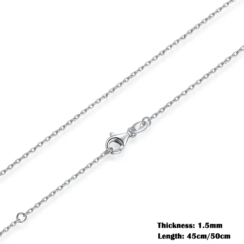 BAMOER Collier ARGENT Femme