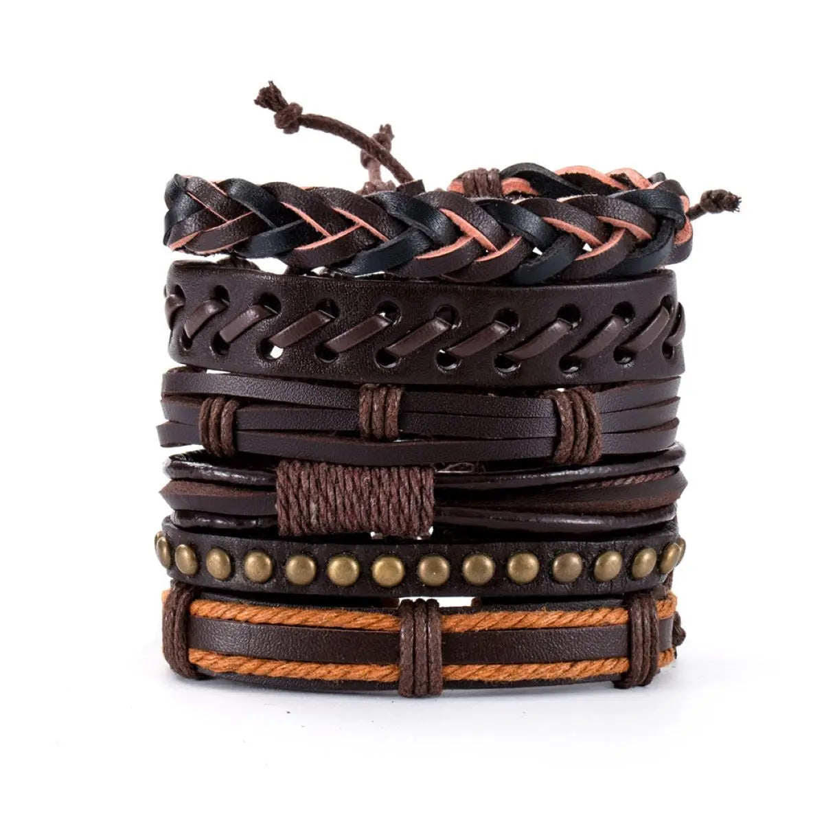 Bracelet cuir homme "CHAMANE"