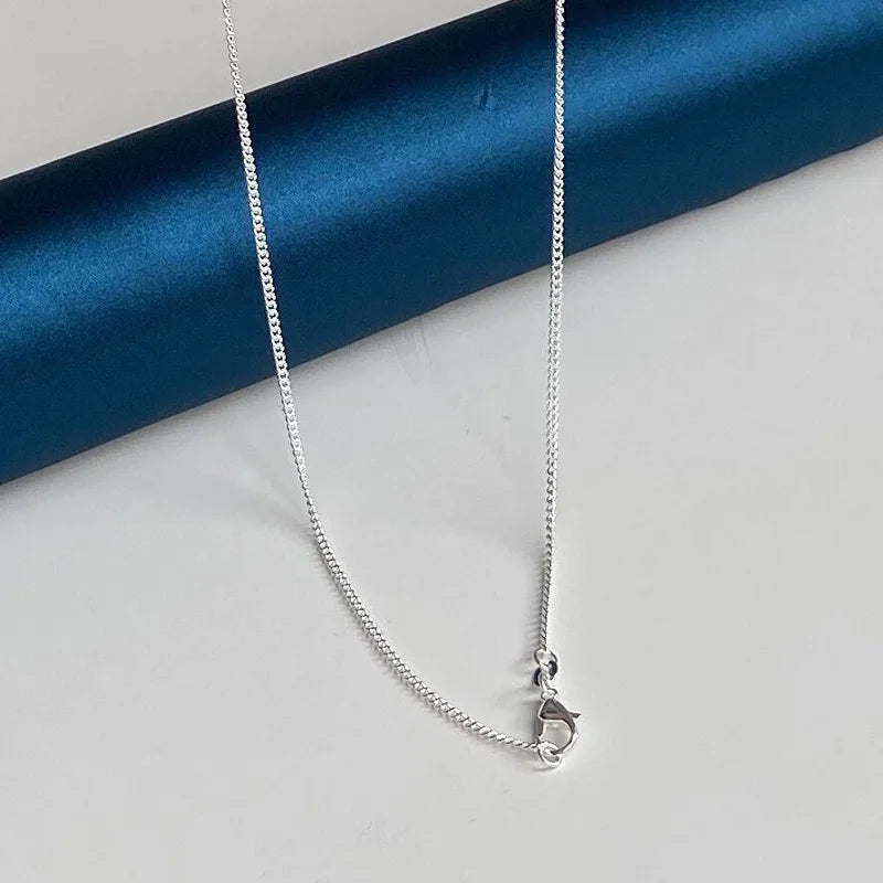 Collier ARGENT Femme en maillons FINS