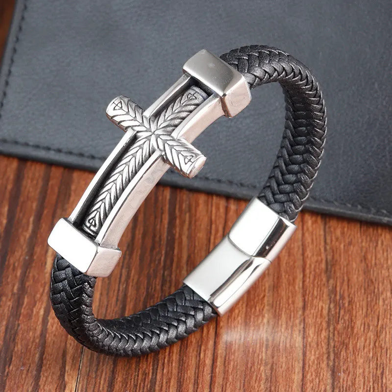 Bracelet cuir homme "SEVERAL"