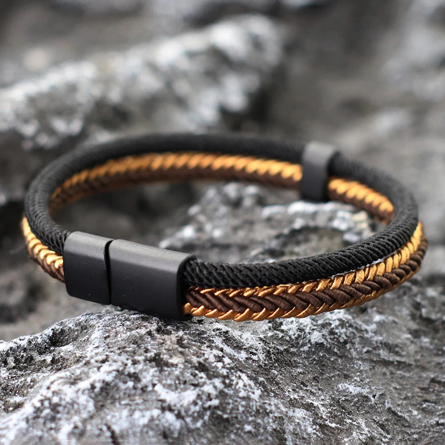 Bracelet cuir homme "MARLEY"