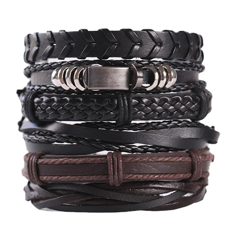 Bracelet cuir homme "CHAMANE"