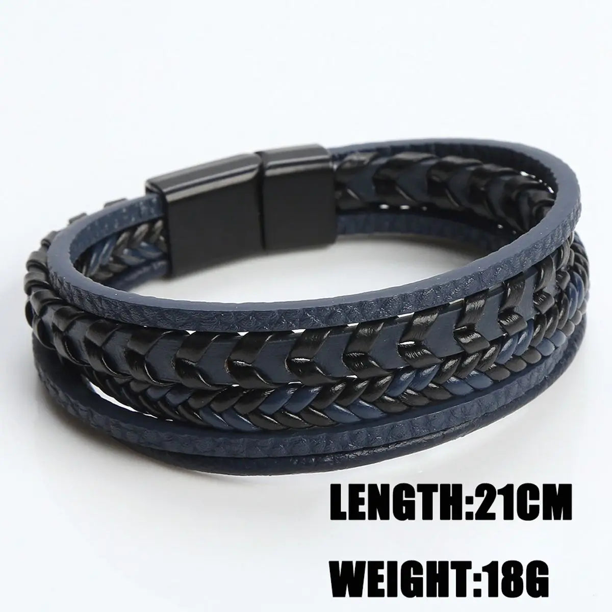 Bracelet cuir homme "BUCKLE"