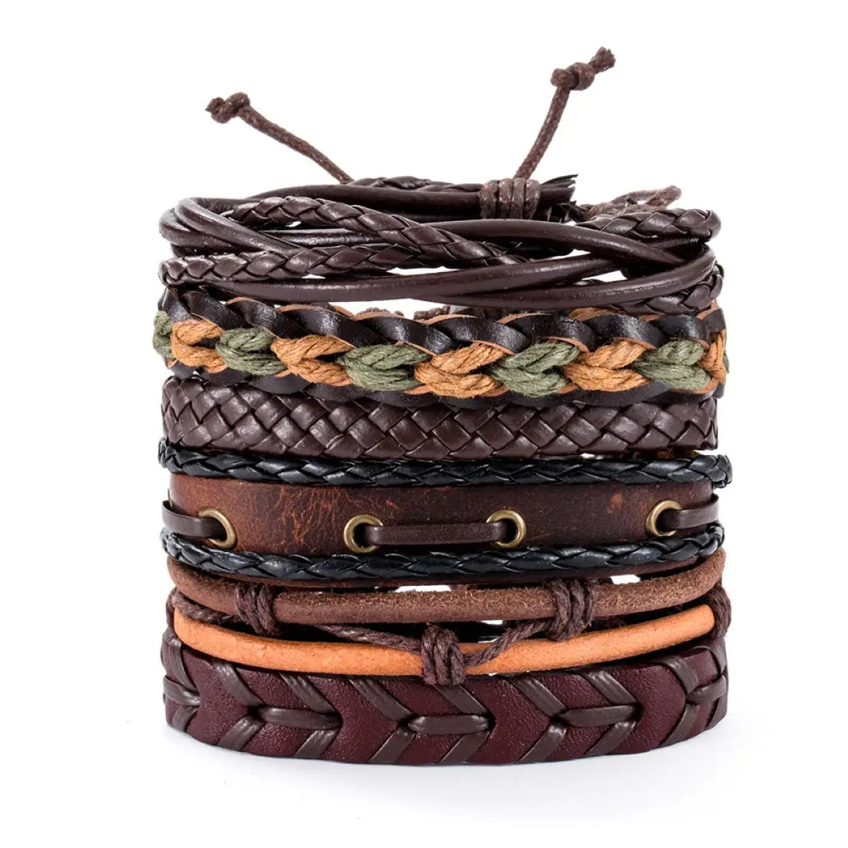 Bracelet cuir homme "CHAMANE"