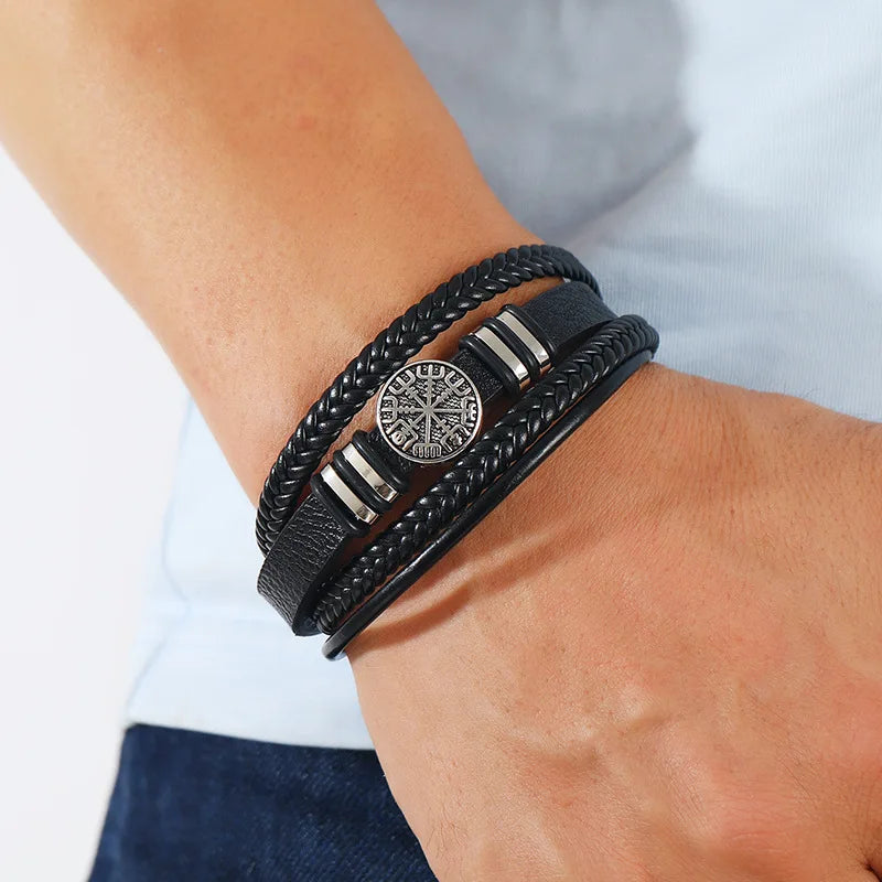 Bracelet cuir homme "SHENZEN"
