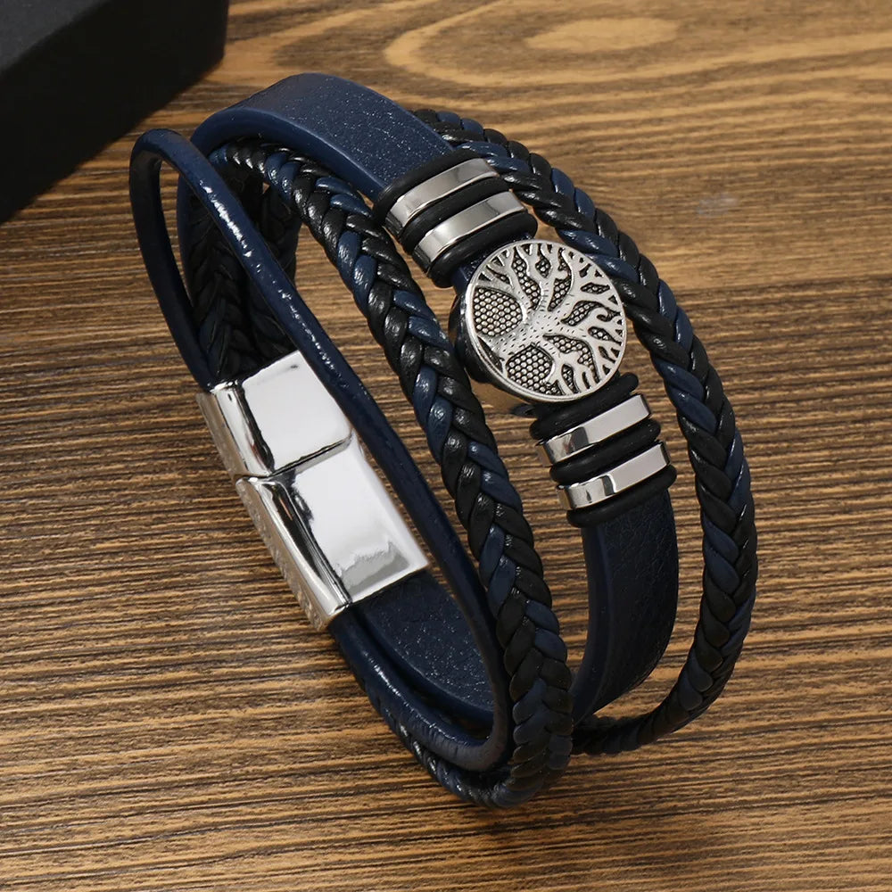 Bracelet cuir homme "SHENZEN"