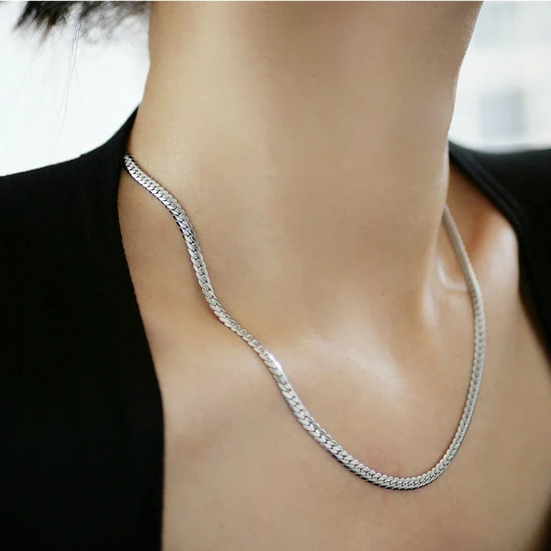 Collier ARGENT Femme "CUBANISTA"