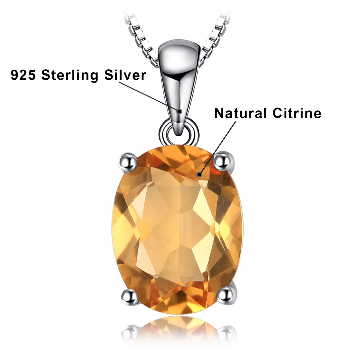 Collier ARGENT FEMME "AMETHYSTE" SANS CHAINE
