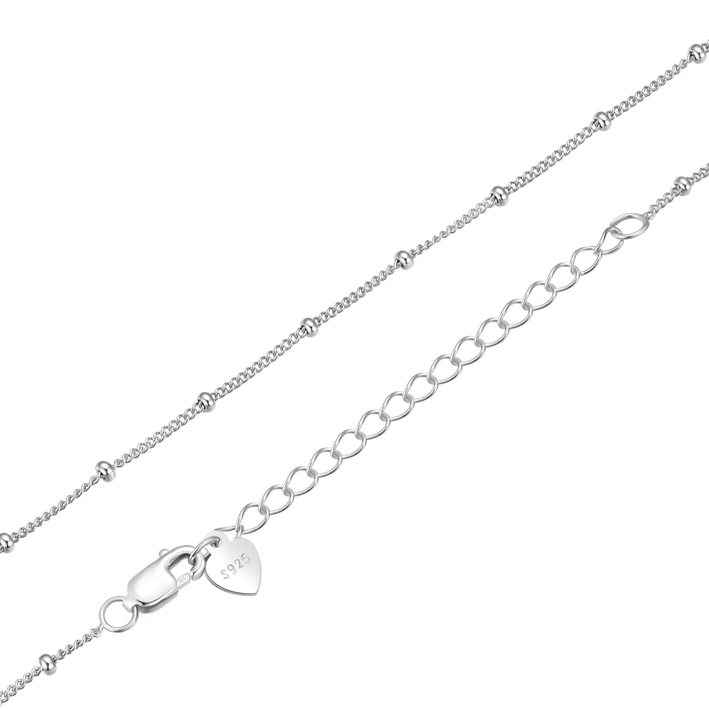 BAMOER Collier ARGENT Femme