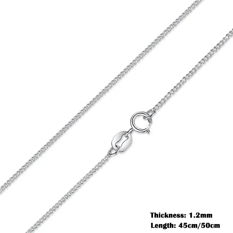 BAMOER Collier ARGENT Femme