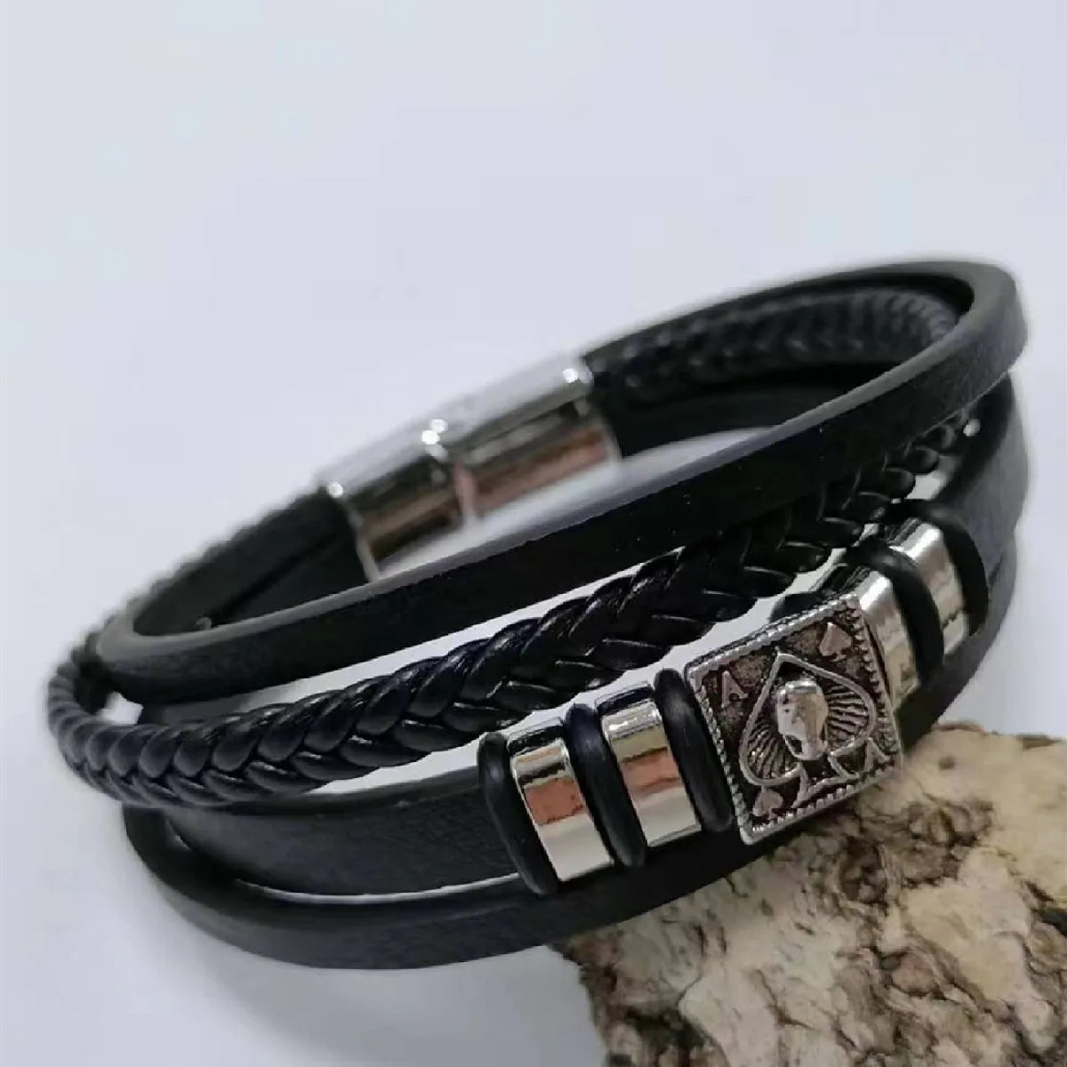 Bracelet cuir homme "SHENZEN"