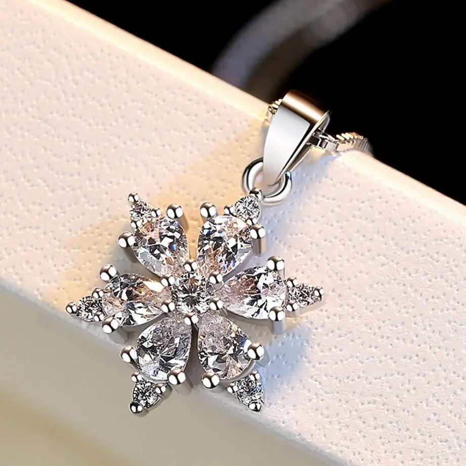 Collier ARGENT Femme "SNOW"