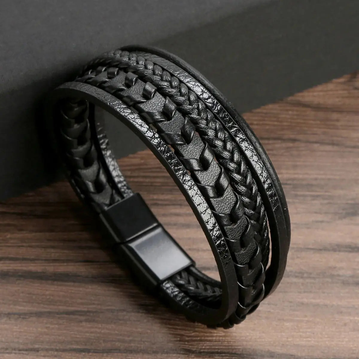 Bracelet cuir homme "BUCKLE"