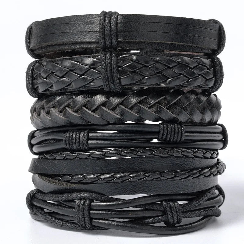 Bracelet cuir homme "CHAMANE"
