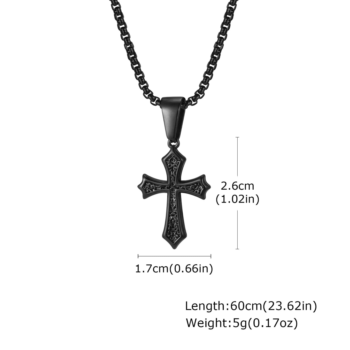 Chaine PENDENTIF croix pour hommes