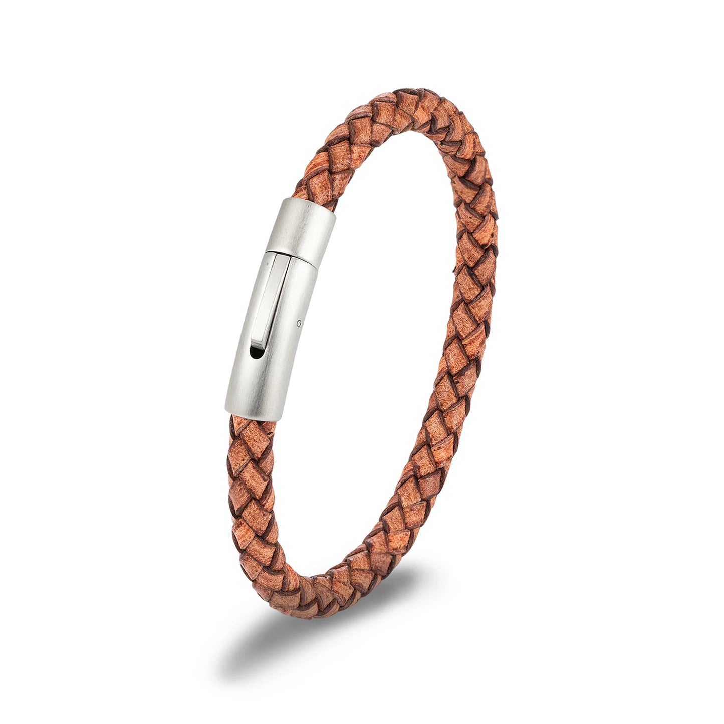 Bracelet cuir homme "SIMPLE WHEEL"