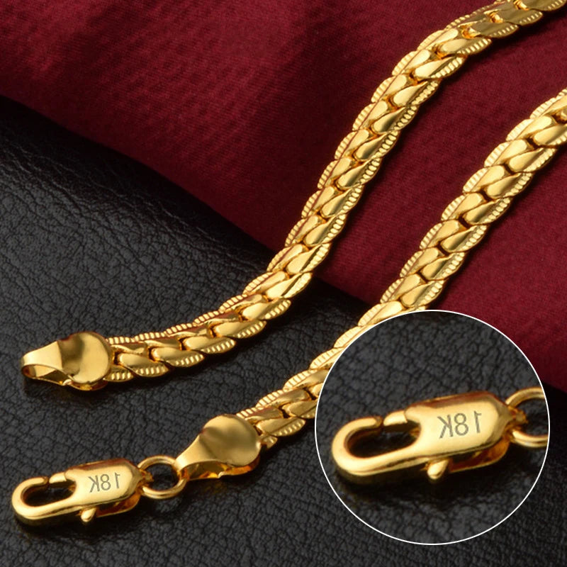 Collier ARGENT Homme 8/18/20/24 Pouces
