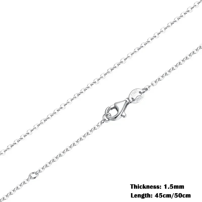 BAMOER Collier ARGENT Femme