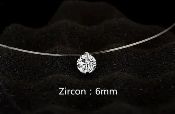 Collier femme ARGENT S925 "ZIRCON"